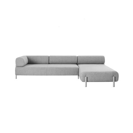 Palo Corner Sofa Right, Grey (UK)