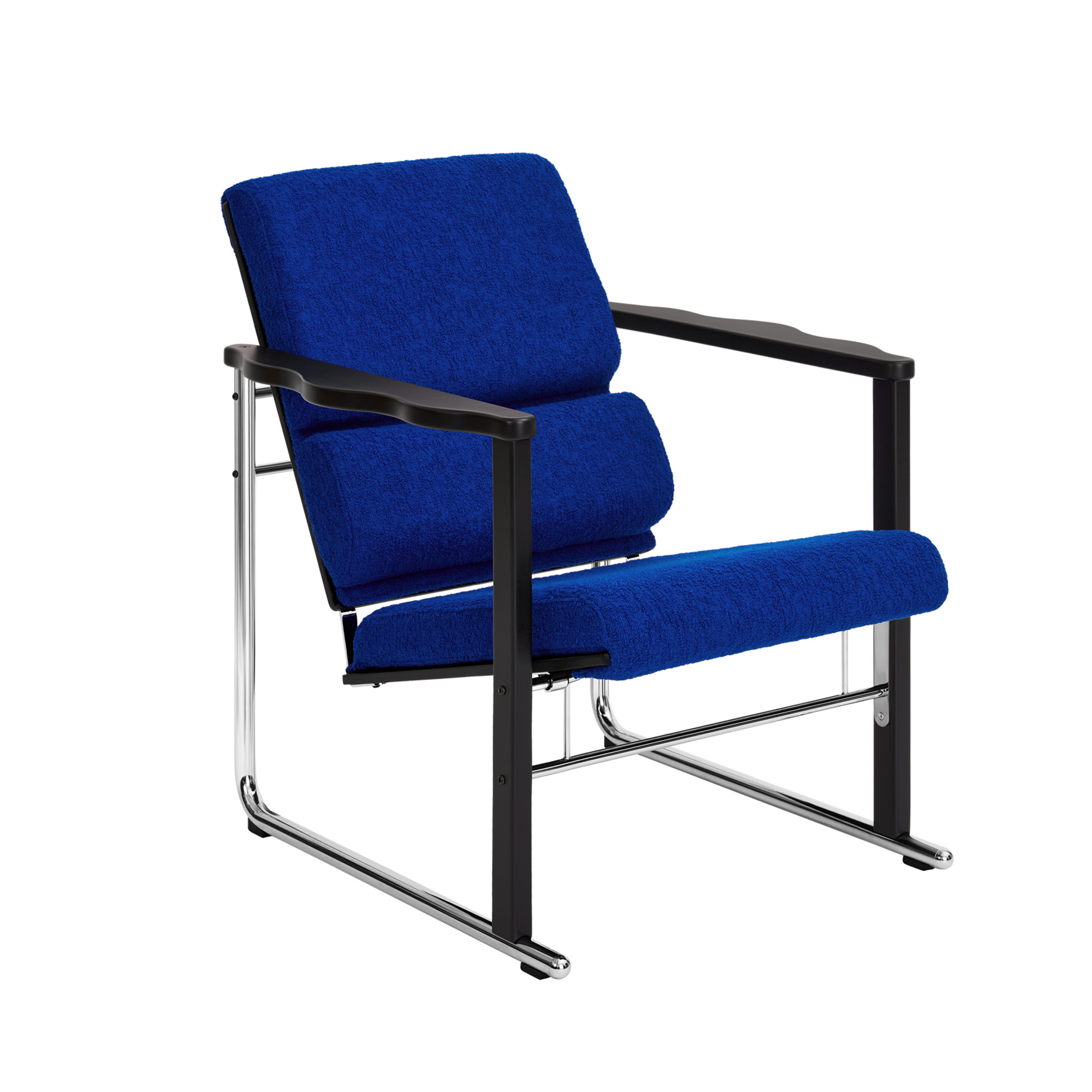 Experiment Lounge Chair, 502 / Black / Ultramarine (UK)