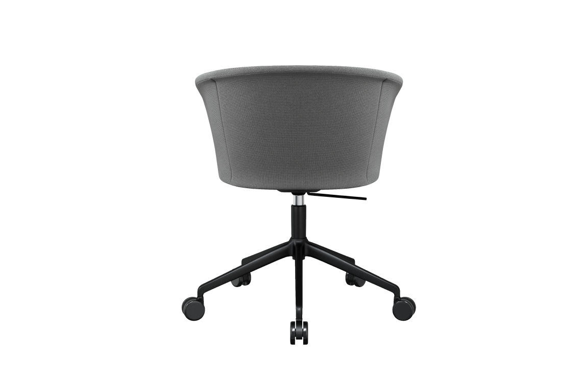 Kendo Swivel Chair 5-star Castors, Grey / Black, Art. no. 30969 (image 4)