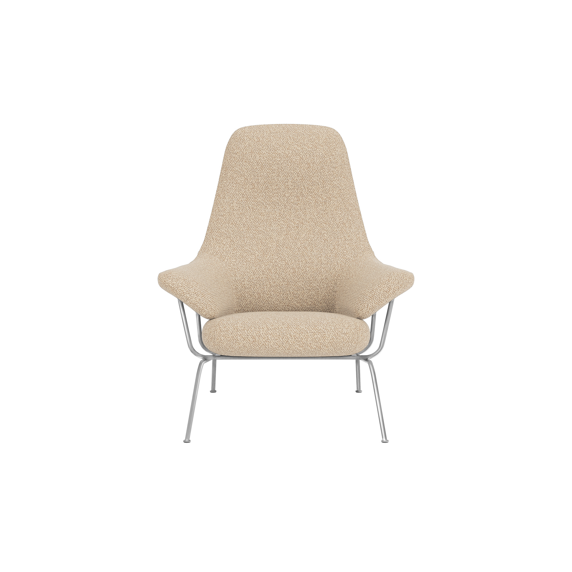 Hai Lounge Chair, Storr 1501/Brushed Stainless, Art. no. 31754 (image 2)