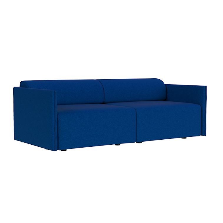 Palo Block 2-seater Sofa Low Back, Sera Cobalt, Art. no. 94513 (image 1)