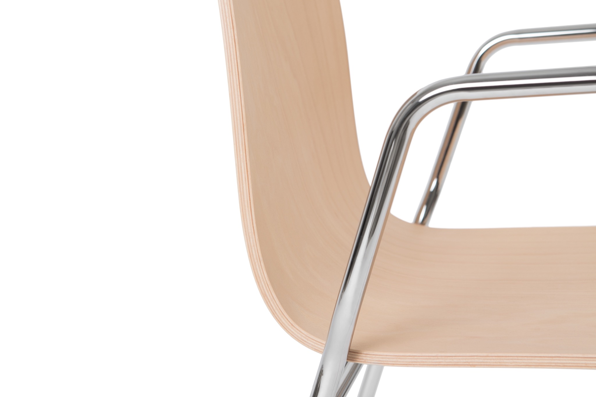 Touchwood Armchair, Beech / Chrome, Art. no. 20140 (image 6)