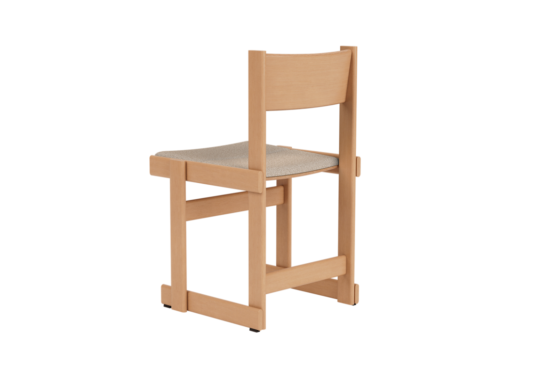 Bullnose Chair, Natural / Swan Seat Pad, Art. no. 31665 (image 4)