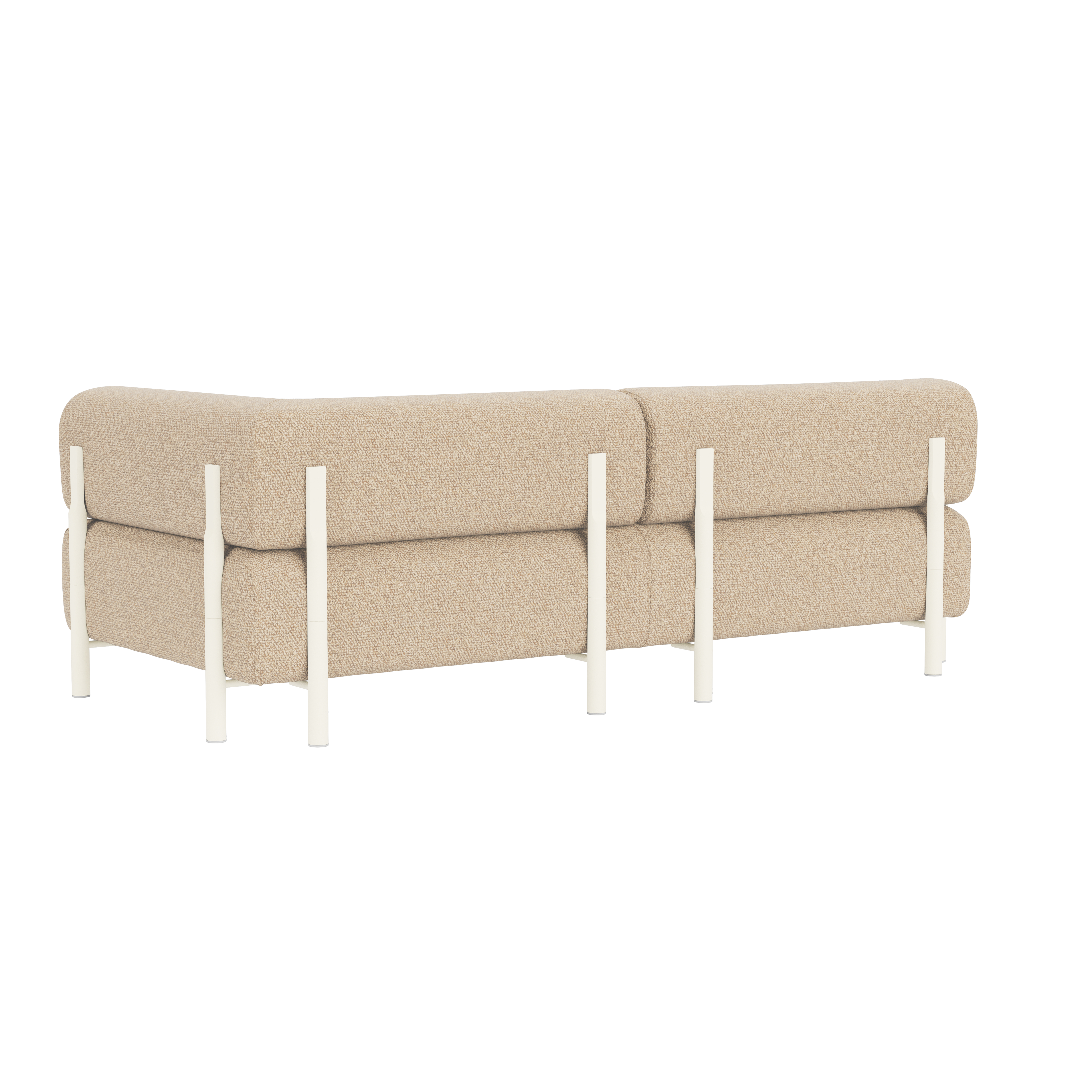 Palo 2-seater Sofa Chaise Right, Storr 1501/White