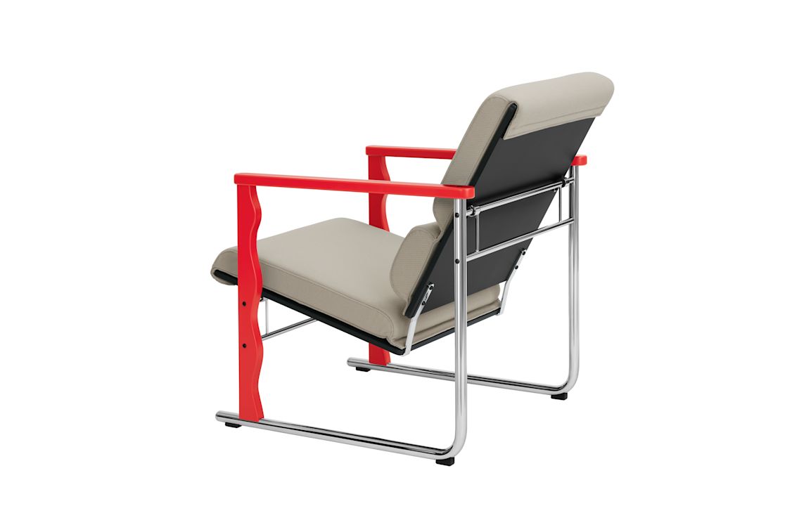 Experiment Lounge Chair, 503 / Red / Light Beige, Art. no. 30949 (image 4)