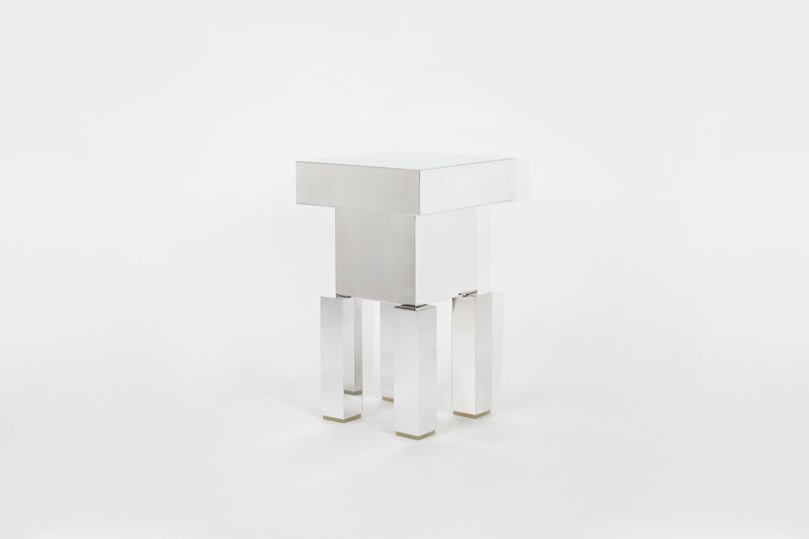 Mirror Block Stool, Art. no. 70058 (image 1)
