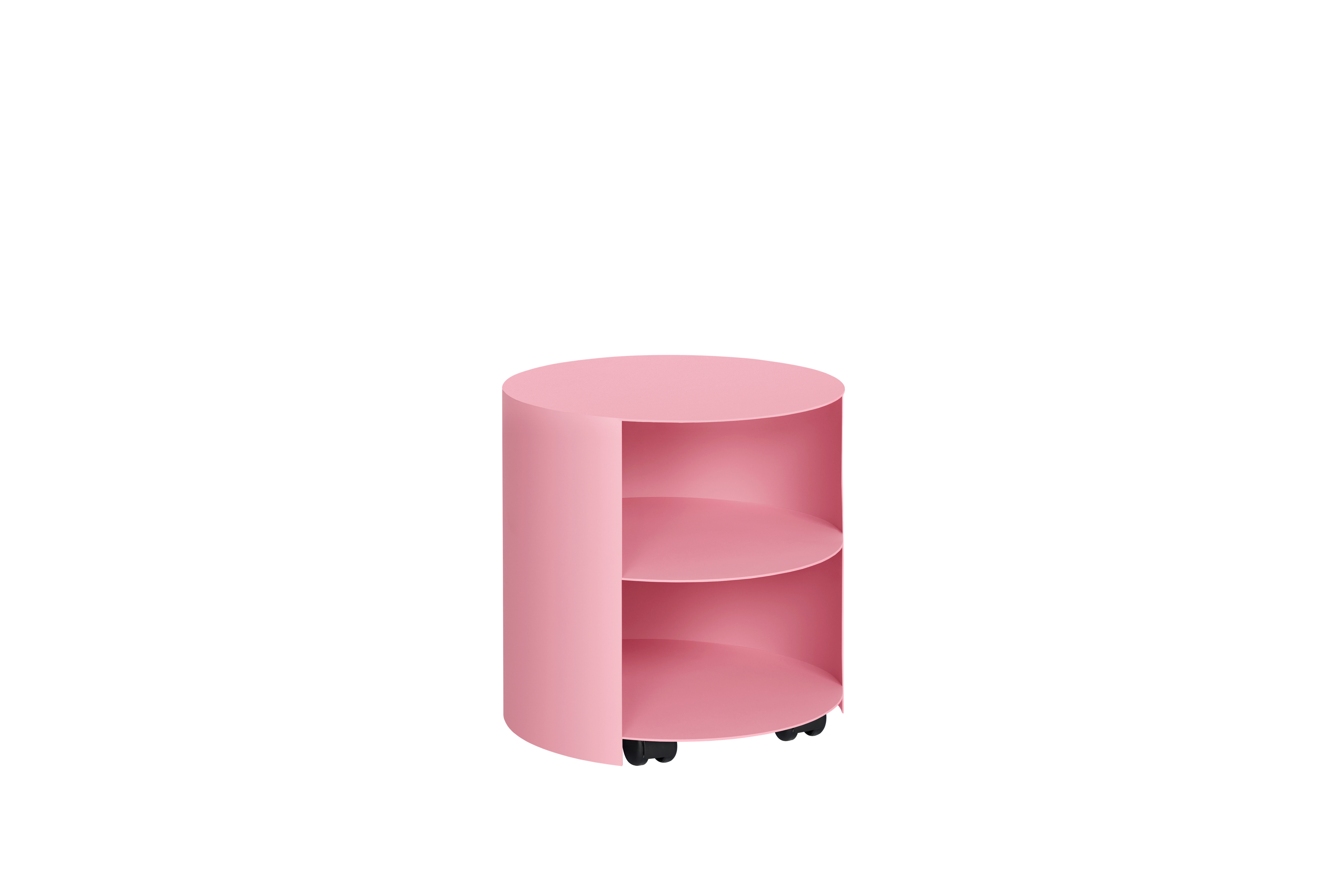 Hide Side Table, Light Pink Textured, Art. no. 30750 (image 1)