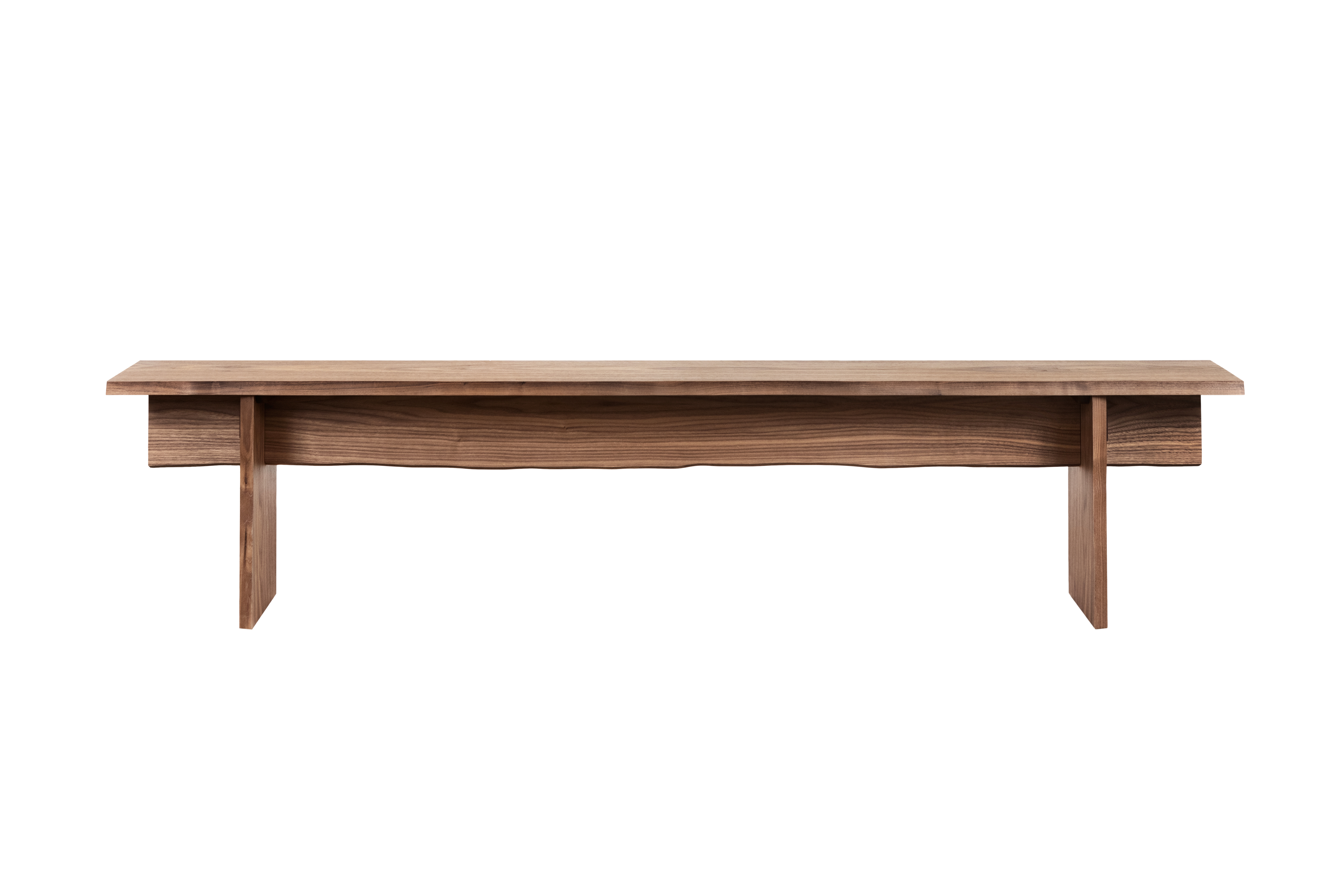 Bookmatch Bench 210 cm / 82.7 in, Walnut, Art. no. 30483 (image 2)