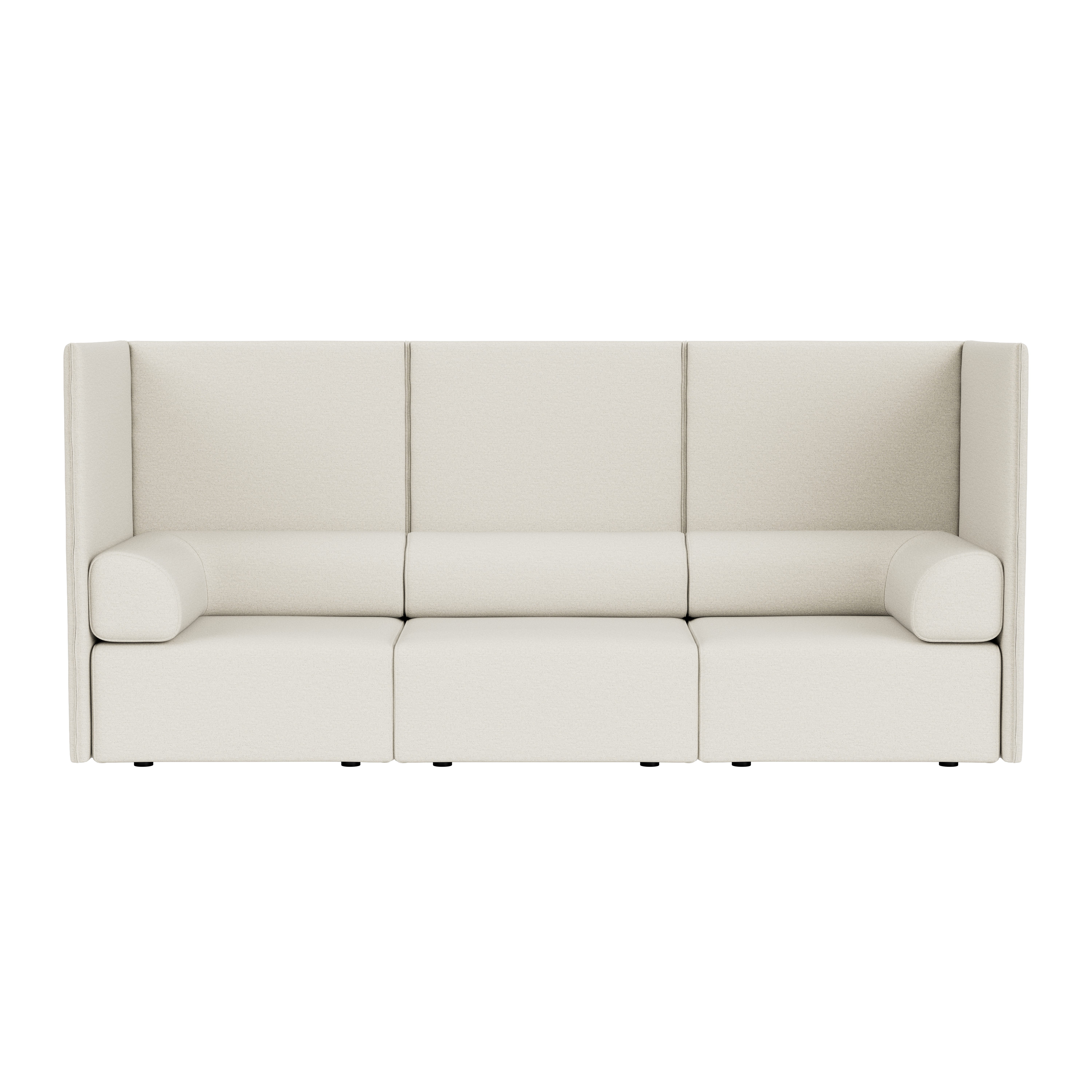 Palo Block 3-seater Sofa High Back with Armrests, Amdal 110 (UK), Art. no. 95006 (image 2)