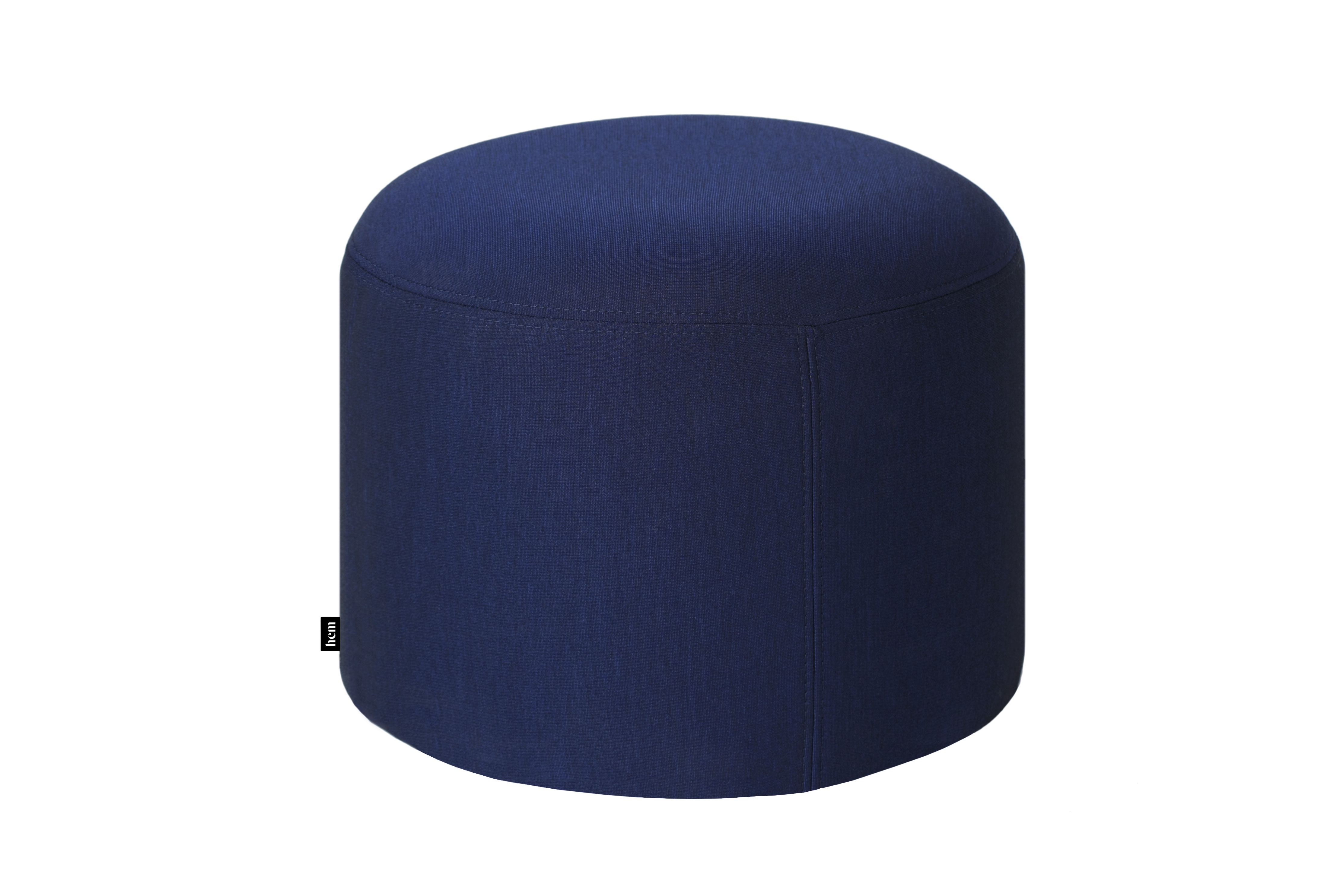 Bon Pouf Round, Ink, Art. no. 30012 (image 1)