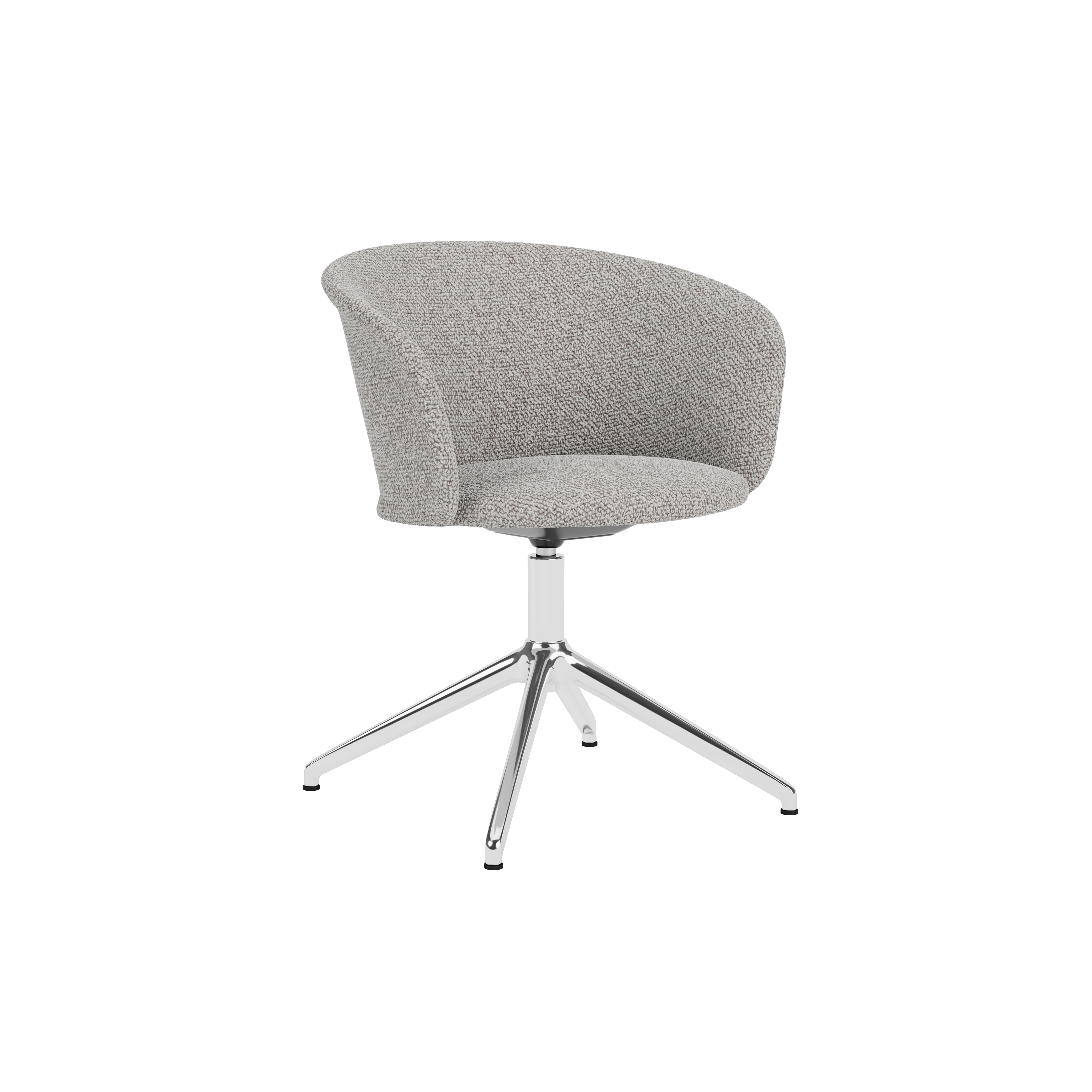 Kendo Swivel Chair 4-star Return, Storr 612/Polished, Art. no. 32013 (image 1)