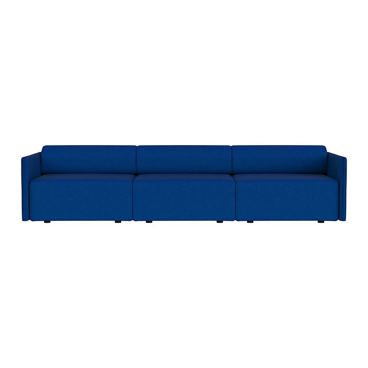 Palo Block 3-seater Sofa Low Back, Sera Cobalt, Art. no. 94885 (image 2)