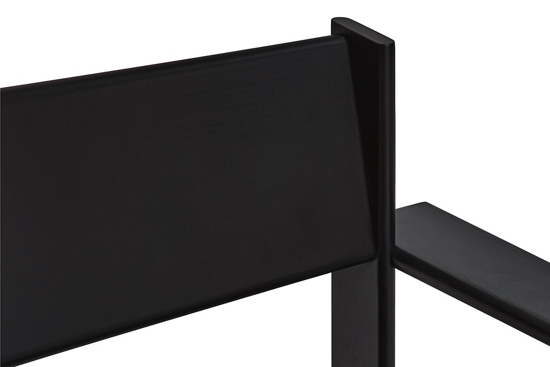 Bullnose Lounge Chair, Black / Swan Seat Pad, Art. no. 31676 (image 5)