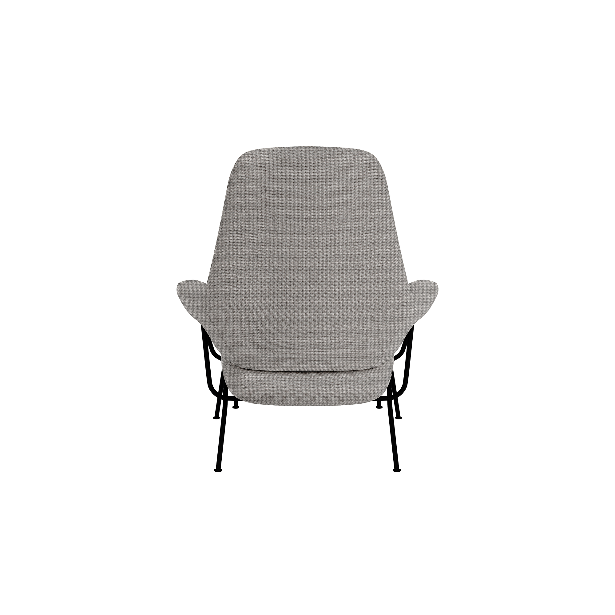 Hai Lounge Chair + Ottoman, Cura 60112/Black, Art. no. 31959 (image 5)
