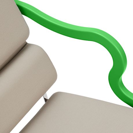 Experiment Lounge Chair, 501 / Green / Light Beige (UK)