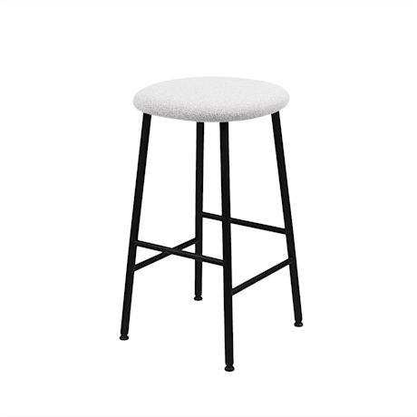 Kendo Bar Stool, Porcelain