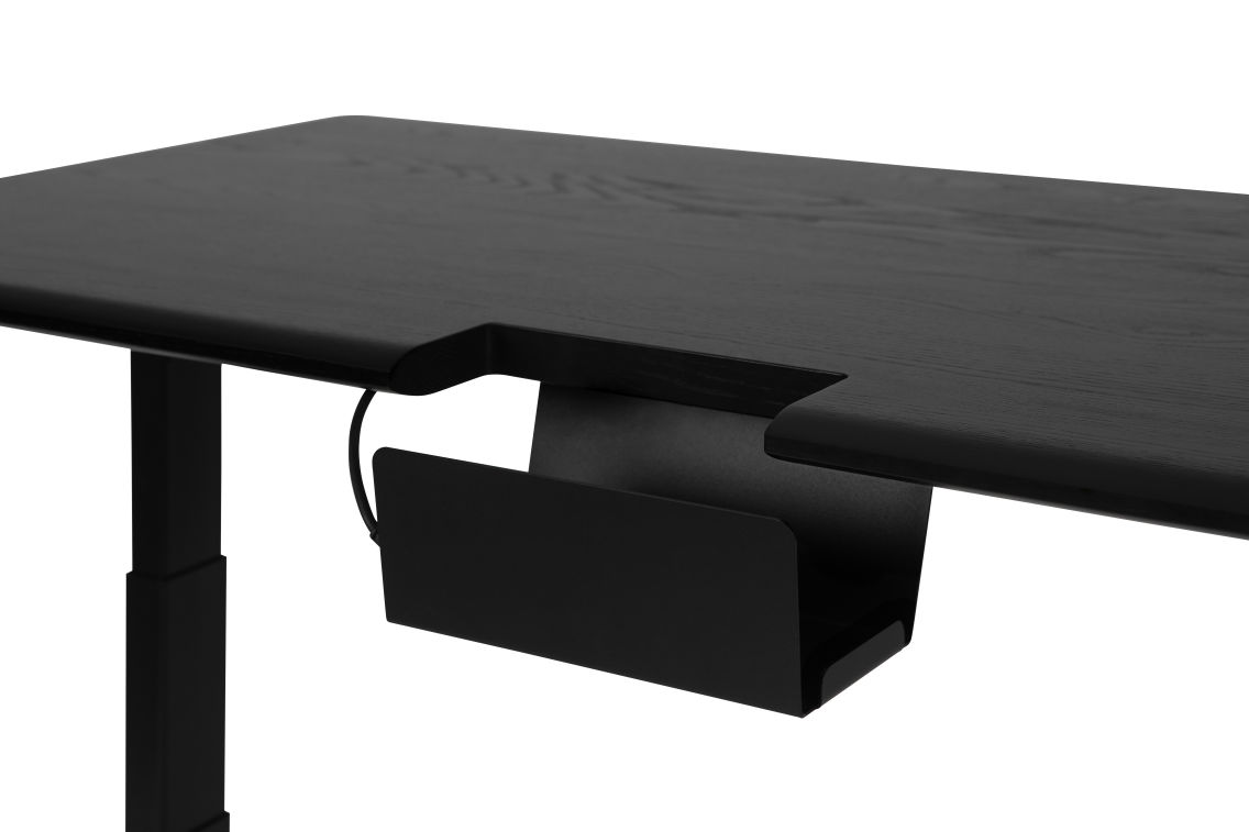 Alle Desk Height-adjustable Desk 140 cm / 55 in (EU), Black Oak, Art. no. 20216 (image 6)
