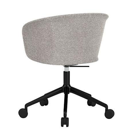Kendo Swivel Chair 5-star Castors, Porcelain / Black