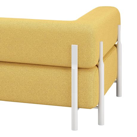 Palo 2-seater Sofa with Armrests, Sunflower (UK)