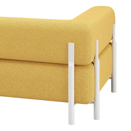 Palo 2-seater Sofa with Armrests, Sunflower