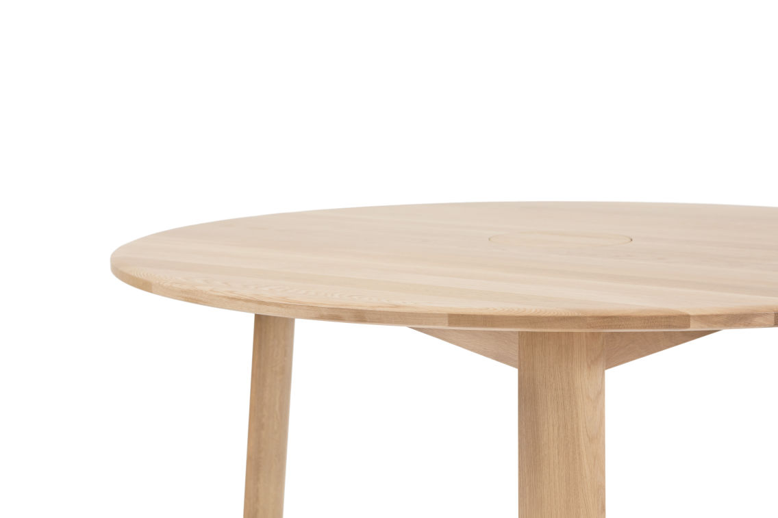 Alle Table Round Table 150 cm / 59 in, Natural Oak, Art. no. 30375 (image 3)