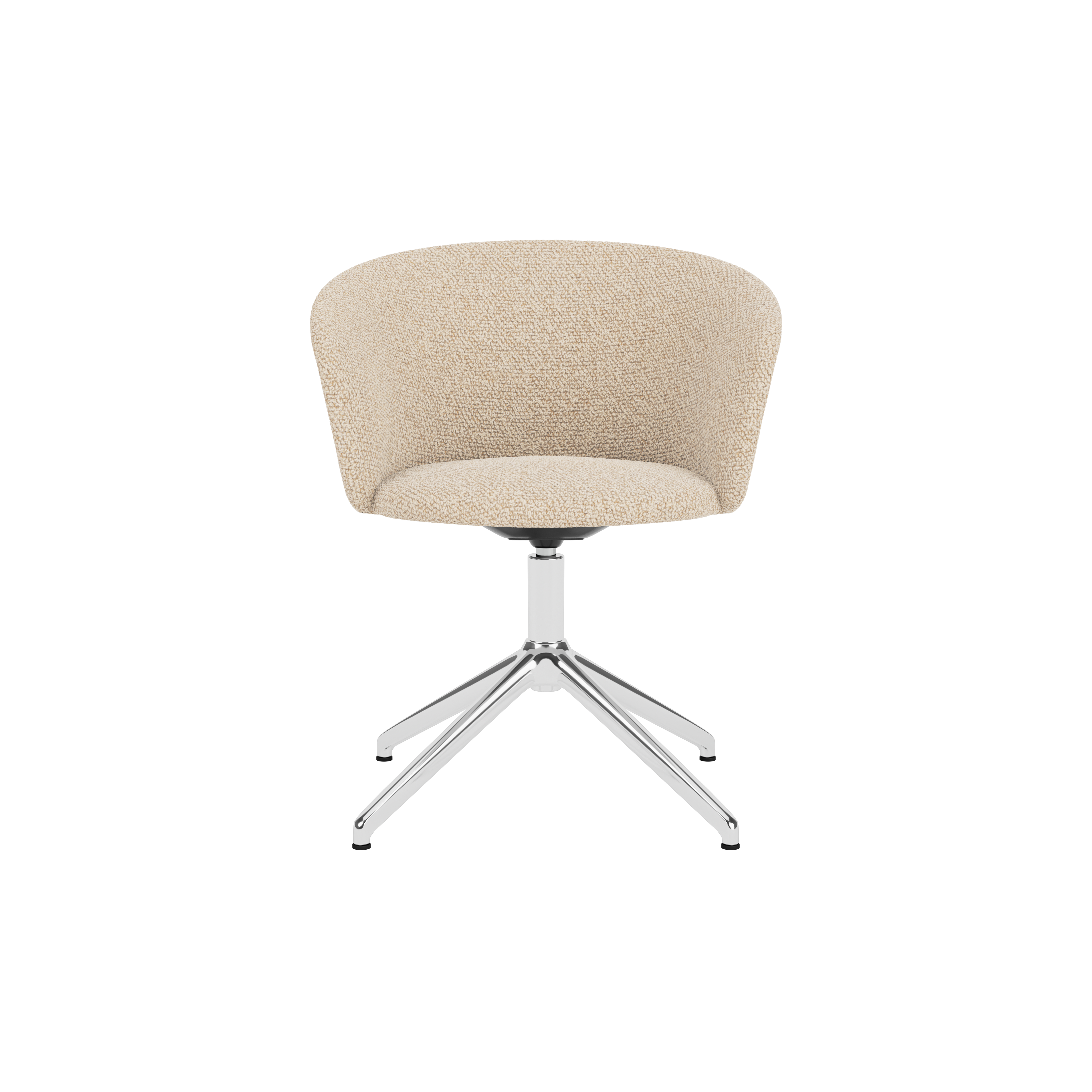 Kendo Swivel Chair 4-star Return, Storr 1501/Polished