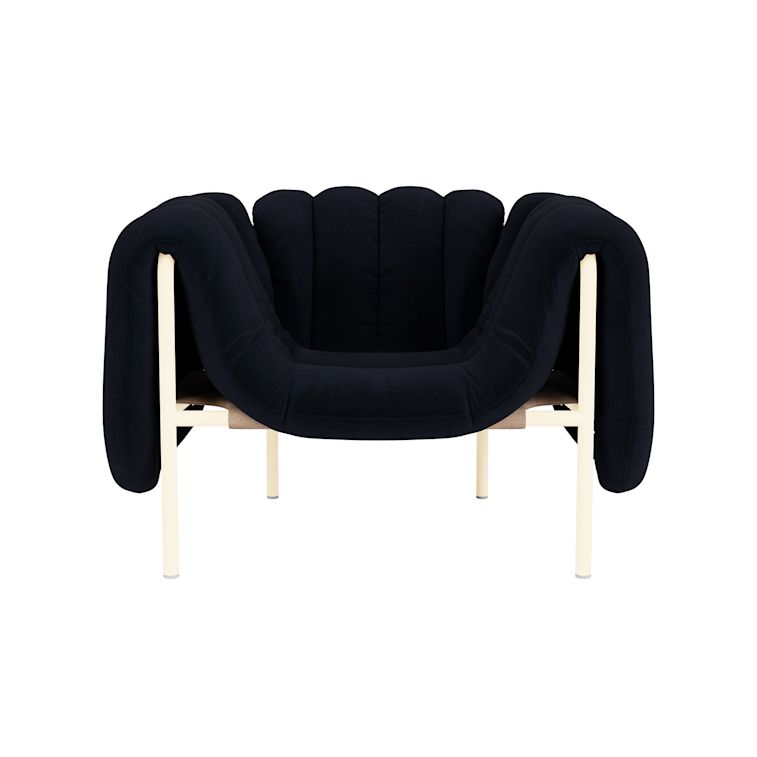 Puffy Lounge Chair, Velluto Coex VL30 / Cream (UK), Art. no. 31850 (image 2)
