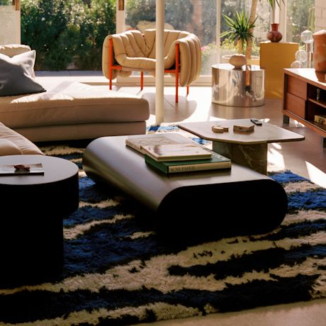 Stump Coffee Table Large, Black