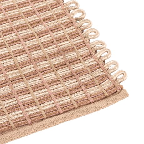 Rope Rug Medium, Rose Quartz