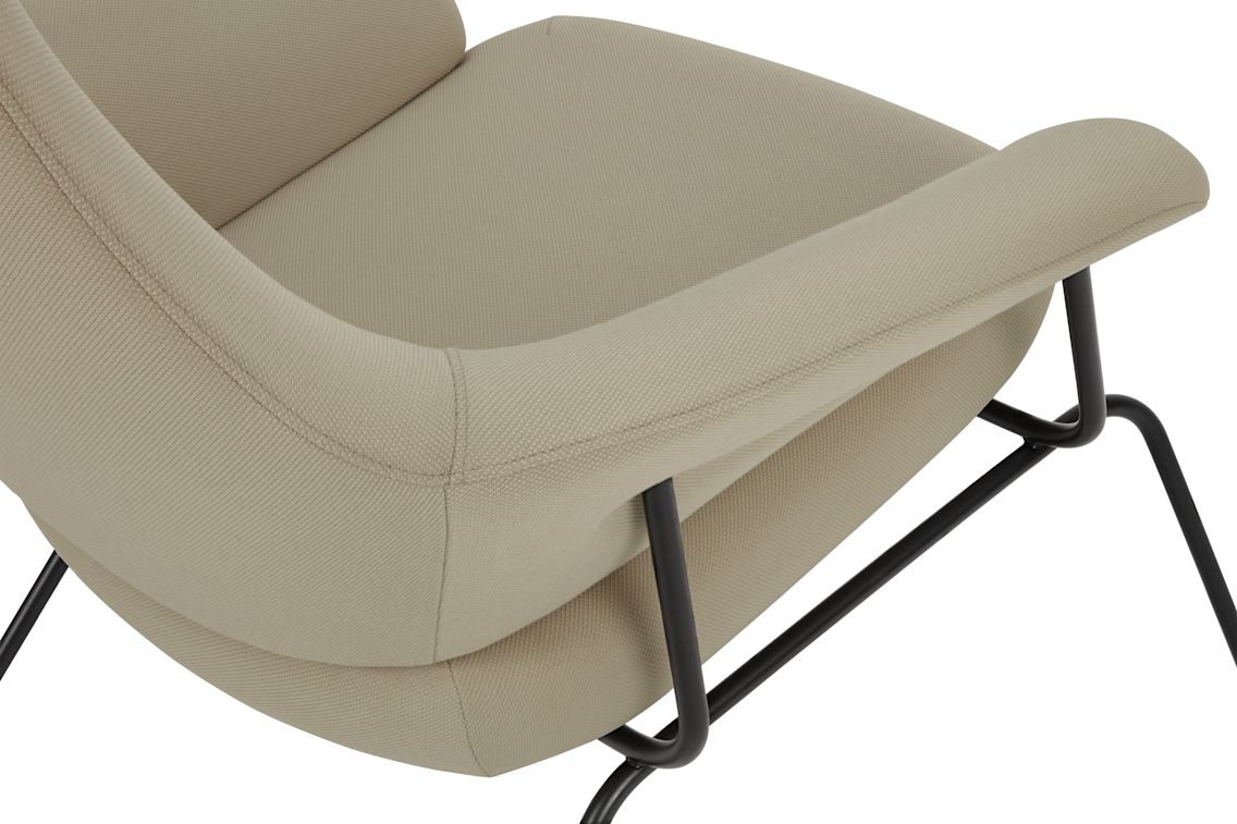 Hai Lounge Chair + Ottoman, Light Beige , Art. no. 31291 (image 2)