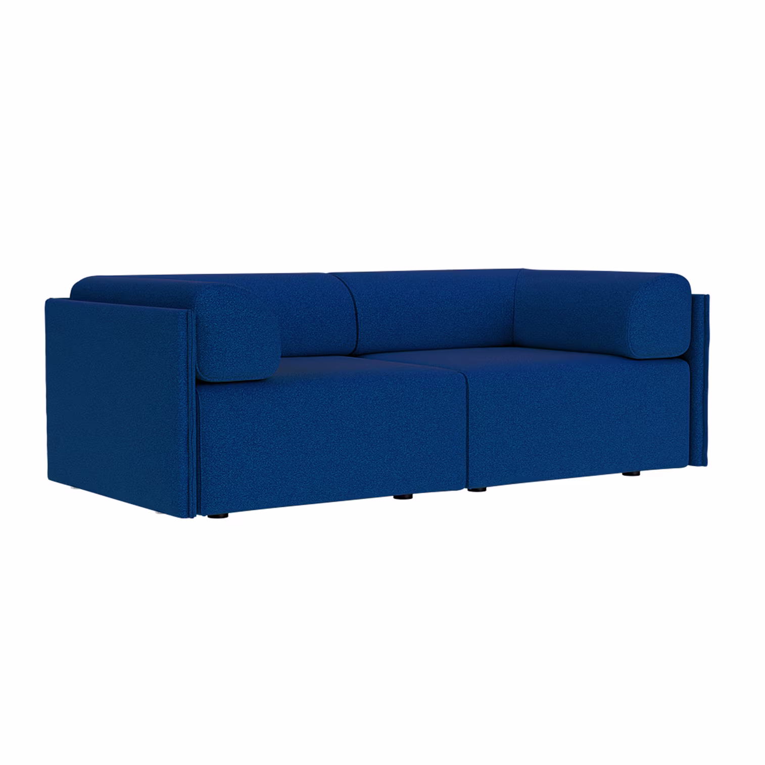 Palo Block 2-seater Sofa Low Back with Armrests, Sera Cobalt, Art. no. 94699 (image 1)