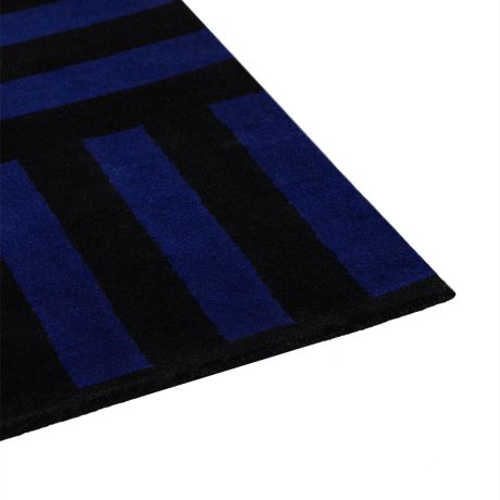 Stripe Rug Medium, Cobalt