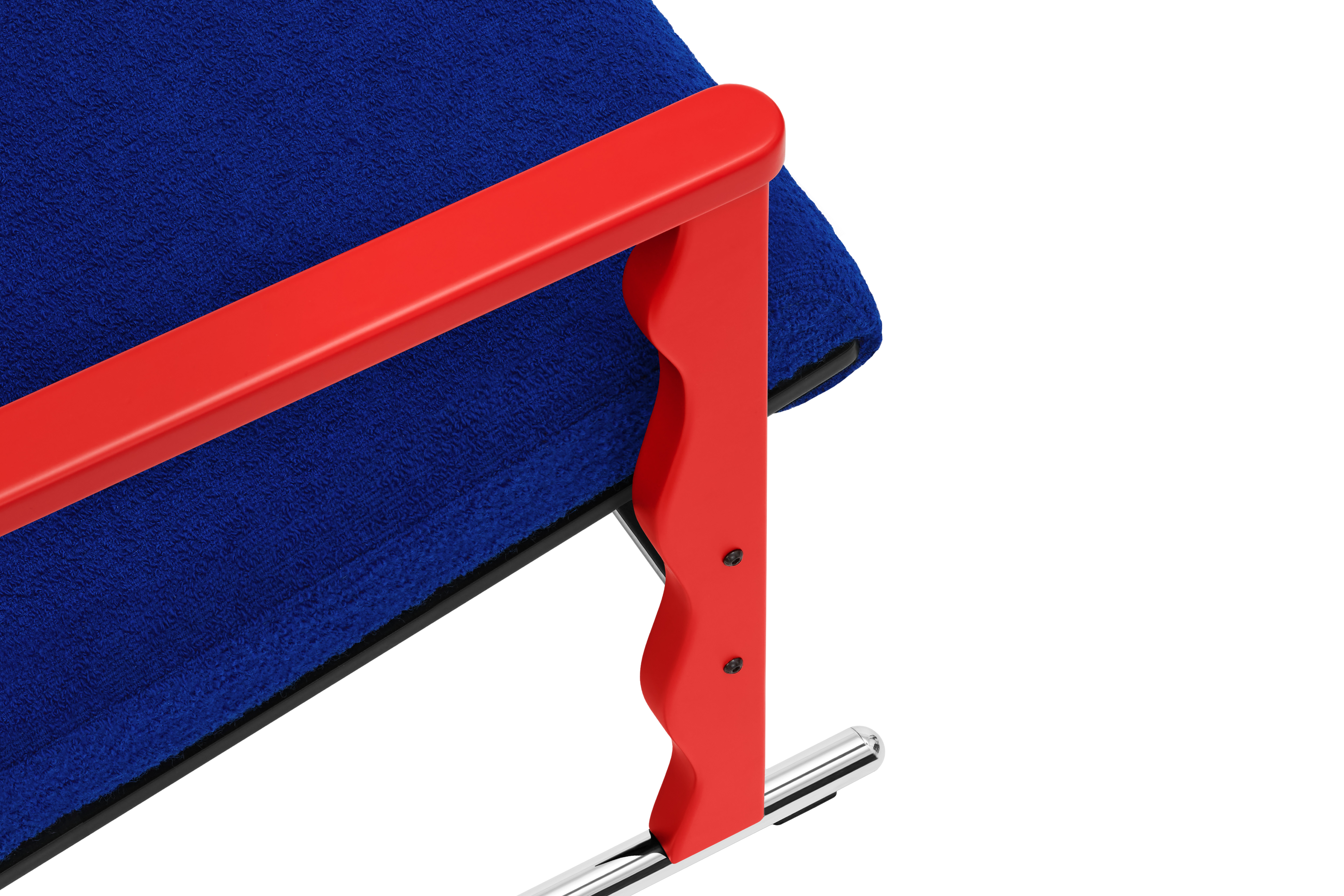 Experiment Lounge Chair, 503 / Red / Ultramarine, Art. no. 30952 (image 6)