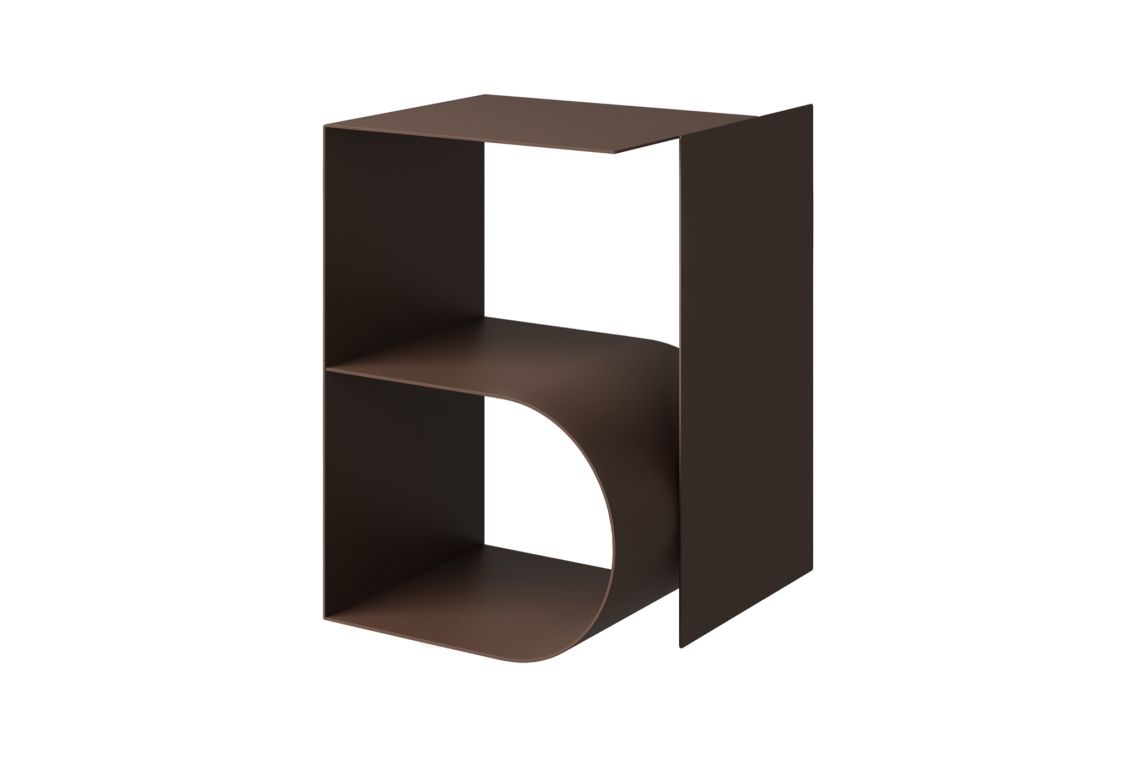 Glyph Side Table Beta, Chocolate Brown, Art. no. 30666 (image 1)