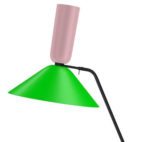 Alphabeta Floor Lamp, Pink / Green