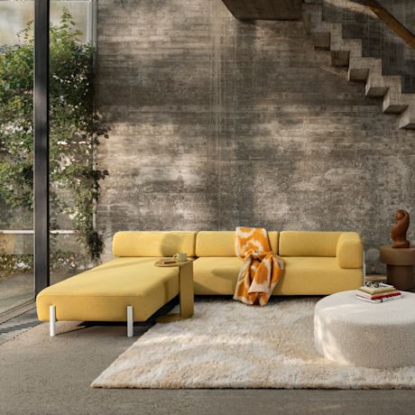 Palo Corner Sofa Left, Sunflower