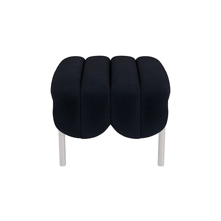 Puffy Ottoman, Velluto Coex VL30 / Stainless, Art. no. 31857 (image 2)