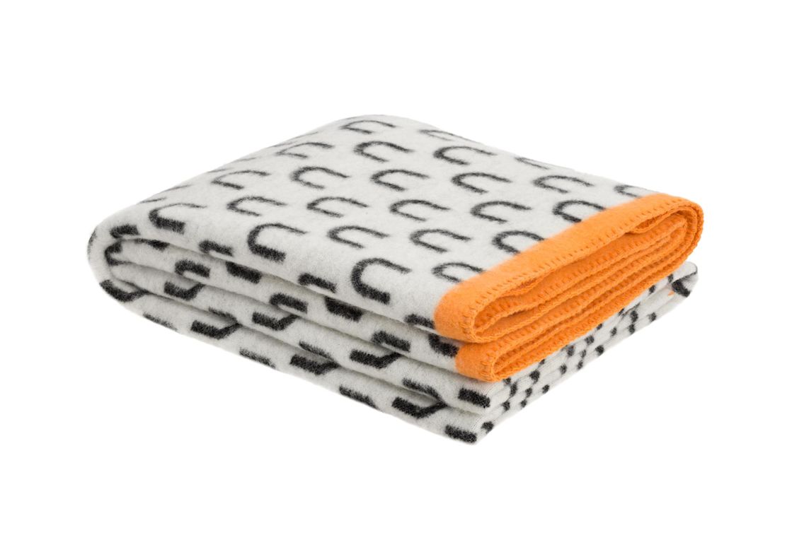 Arch Throw, Black / White / Orange, Art. no. 13714 (image 1)