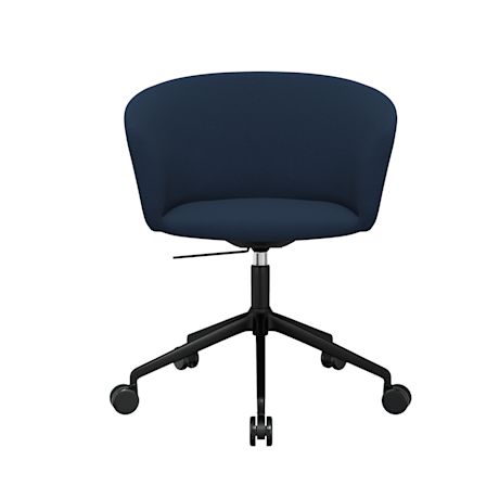 Kendo Swivel Chair 5-star Castors, Dark Blue / Black (UK)