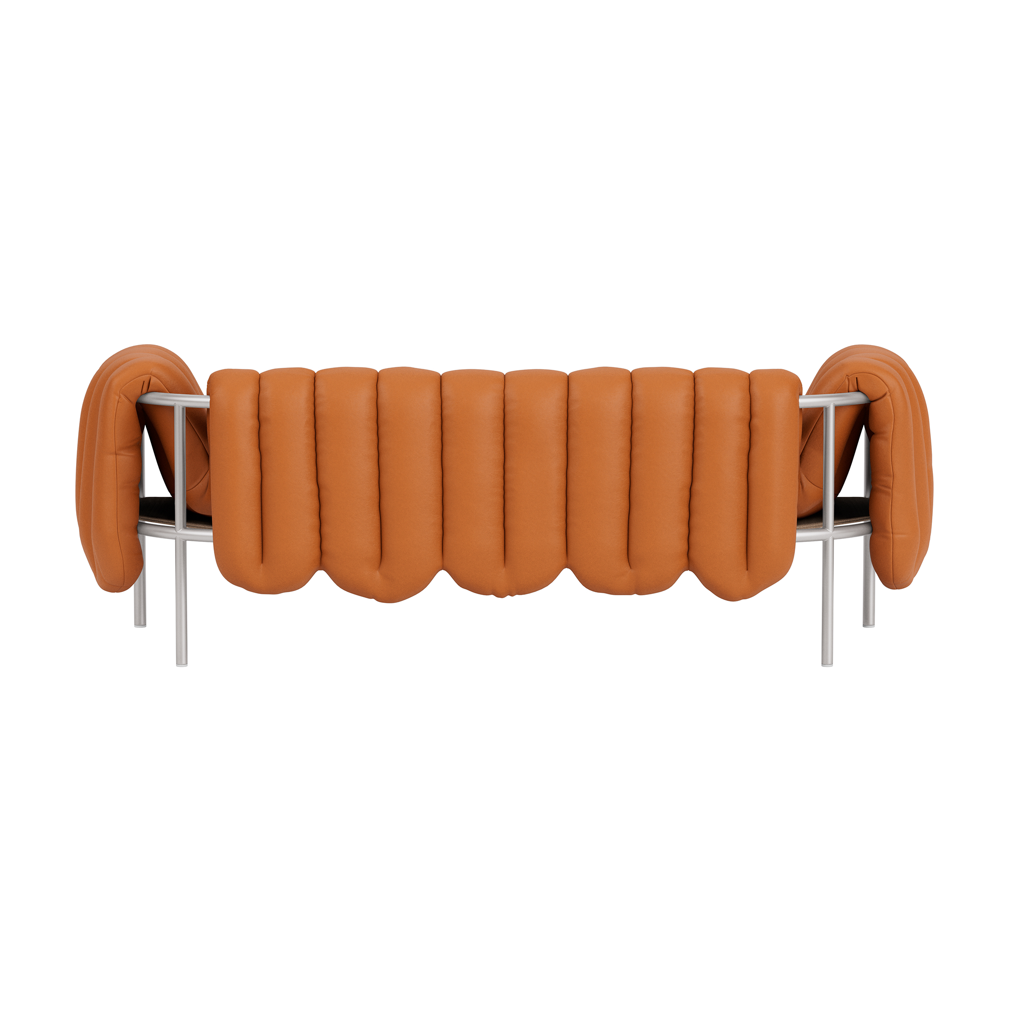 Puffy 2.5-seater Sofa, Elmosoft Leather 54035 / Stainless (UK), Art. no. 96023 (image 5)