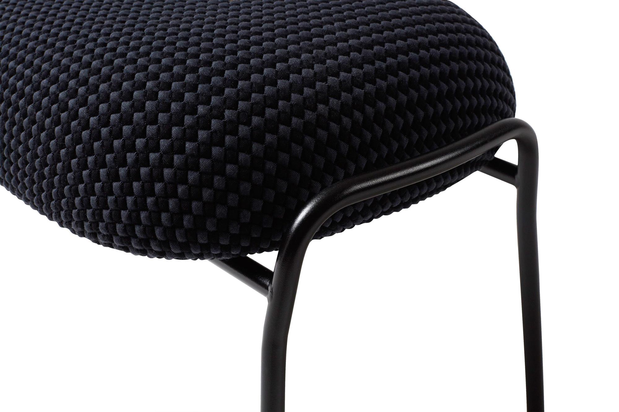 Hai Lounge Chair + Ottoman, Mosaic Charcoal (UK), Art. no. 20494 (image 3)