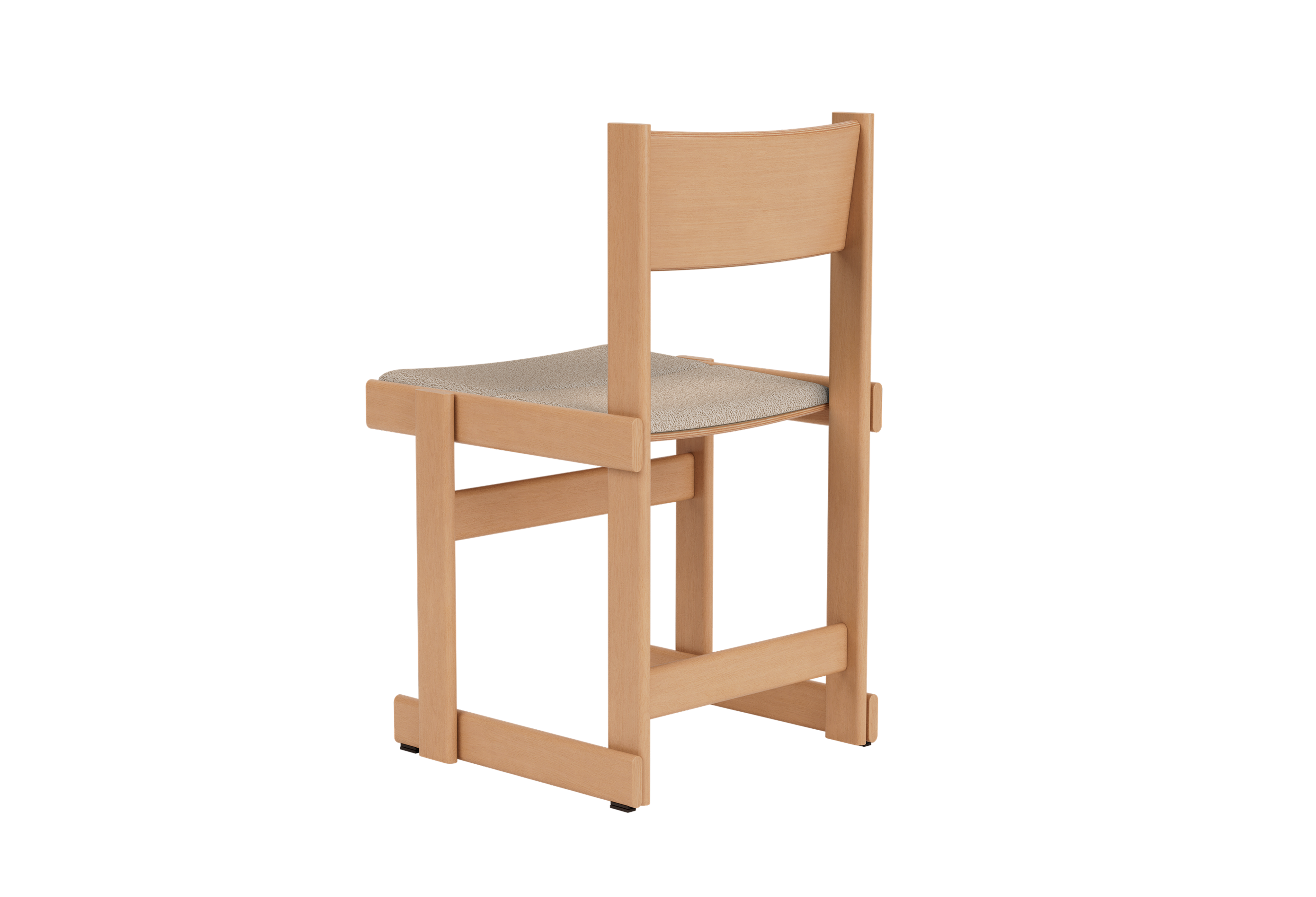 Bullnose Chair, Natural / Swan Seat Pad, Art. no. 31665 (image 4)