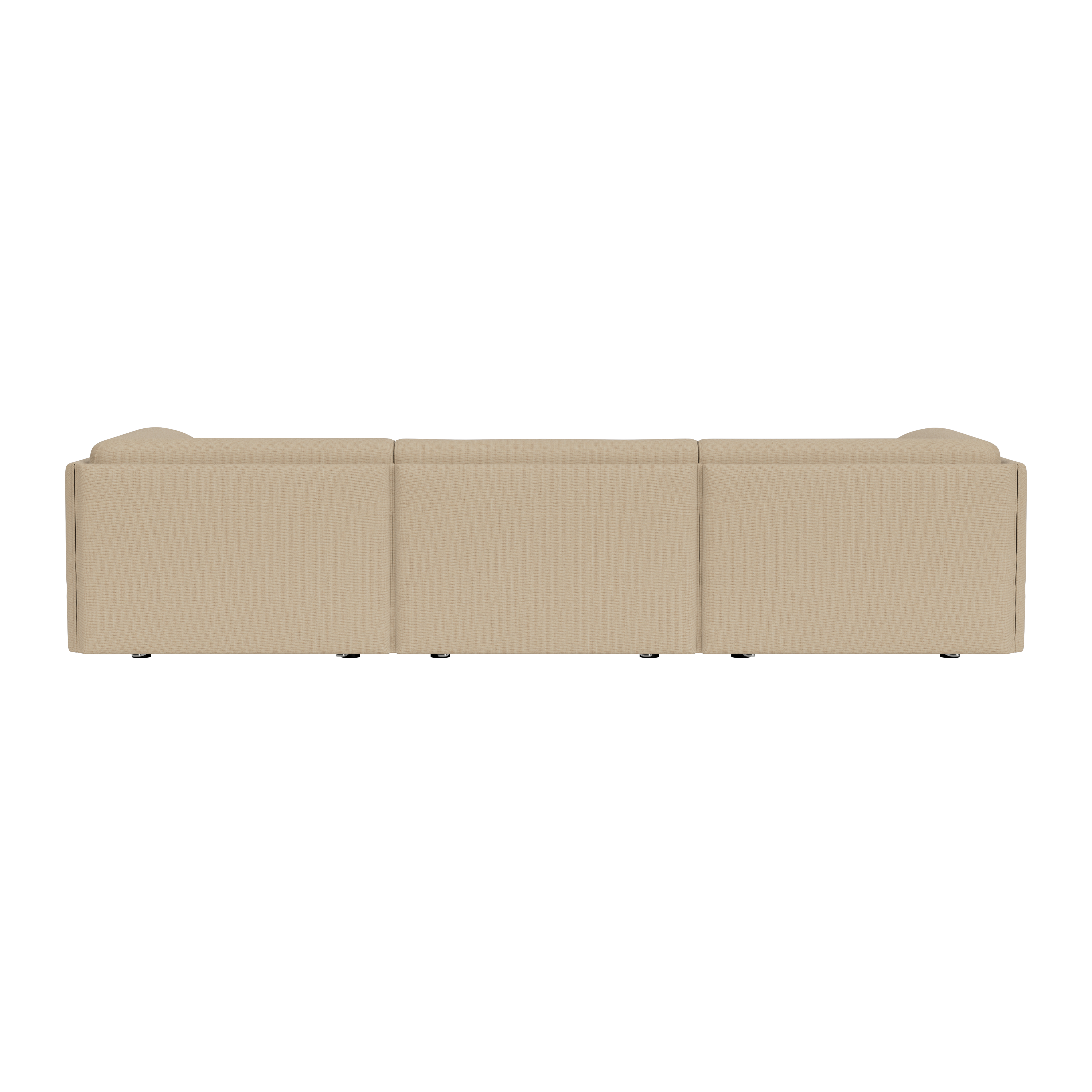 Palo Block 3-seater Sofa Low Back with Armrests, Autumn 221 (UK), Art. no. 95108 (image 5)