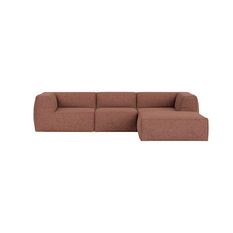 Great 3-Seater Sofa Narrow Chaise Right, Safire 0013