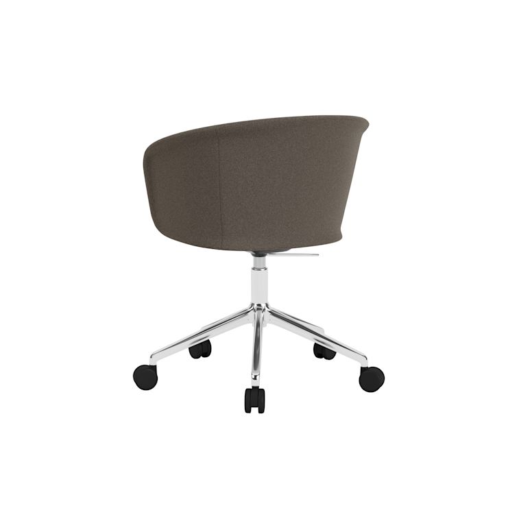 Kendo Swivel Chair 5-star Castors, Cura 61169/Polished, Art. no. 31975 (image 4)