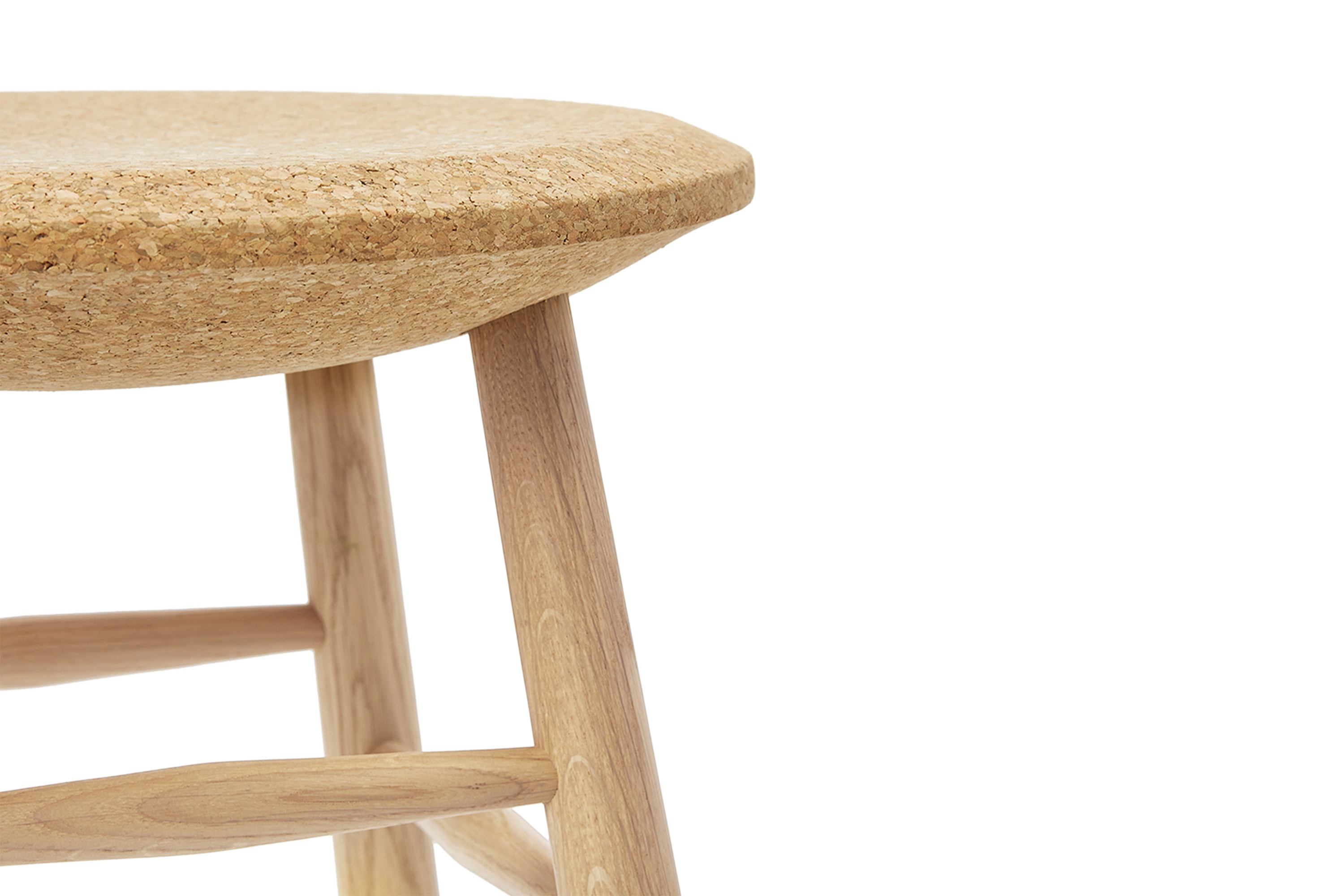 Drifted Bar Stool, Light Cork / Oak, Art. no. 13042 (image 3)