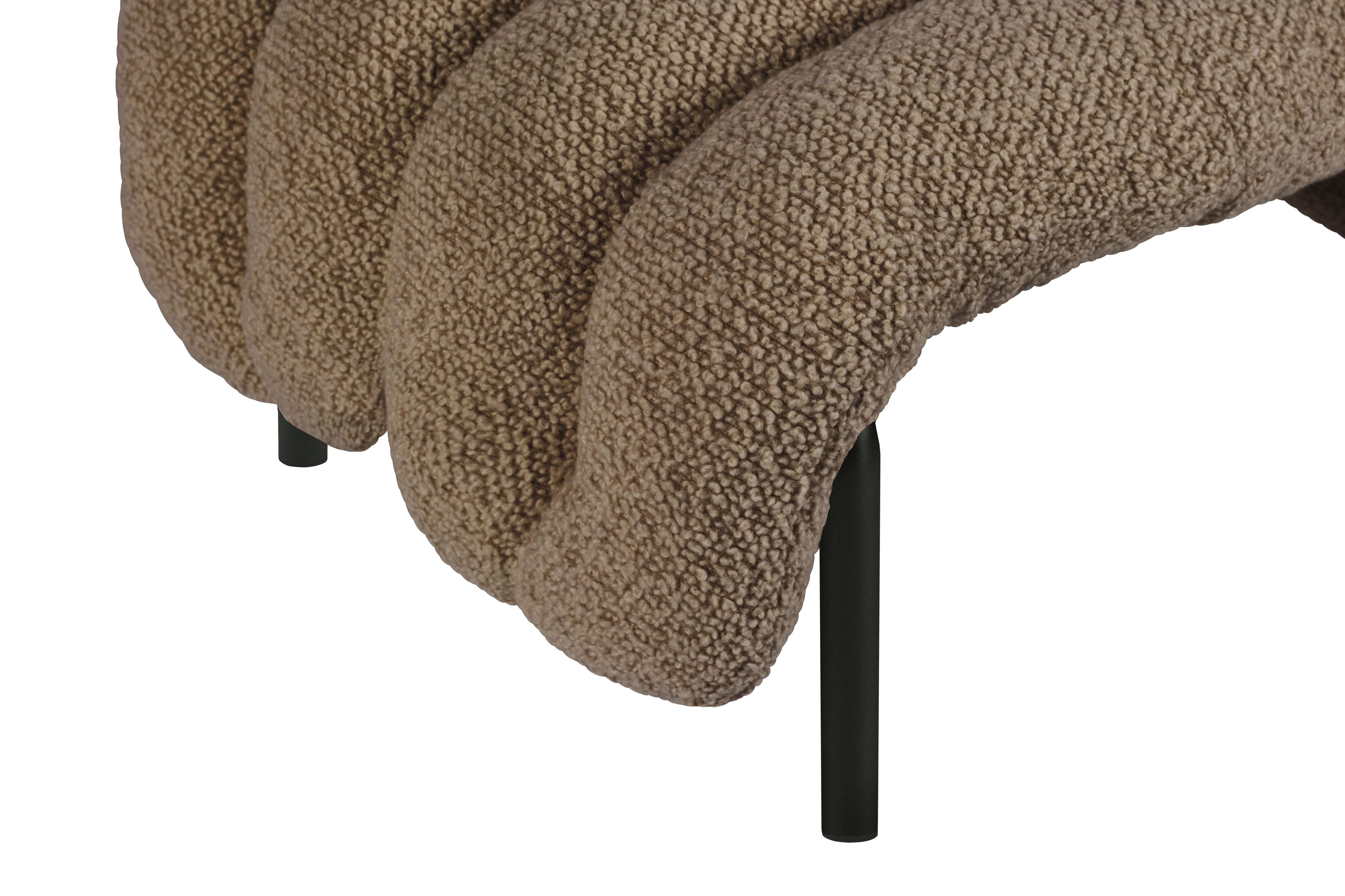 Puffy Ottoman, Sawdust / Black Grey, Art. no. 20305 (image 2)