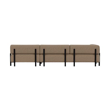 Palo Corner Sofa Right, Storr 3405/Black (UK)
