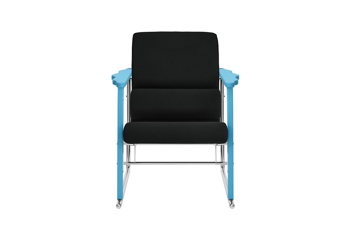 Experiment Lounge Chair, 502 / Blue / Black, Art. no. 30946 (image 2)