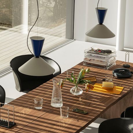 Alphabeta Pendant Uno, Blue / Grey